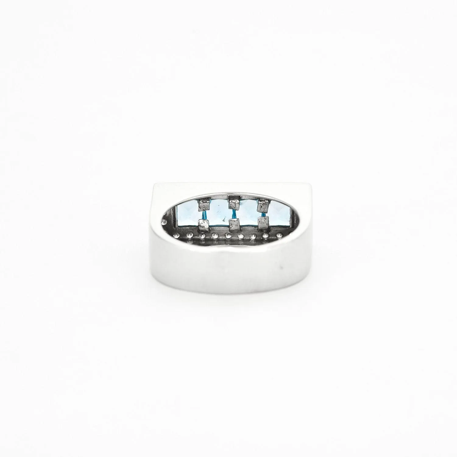 Bague topazes bleues sold by 58 Facettes product image thumbnail 2