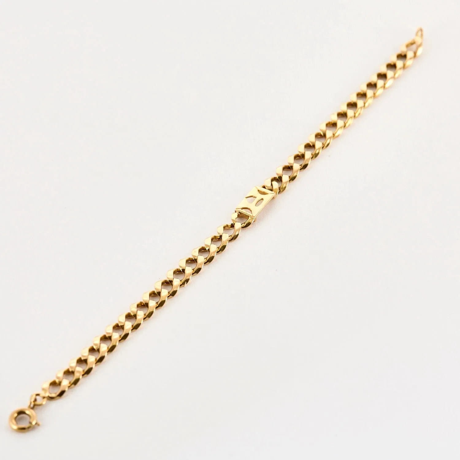 Bracelet gourmette en or jaune sold by 58 Facettes product image thumbnail 3