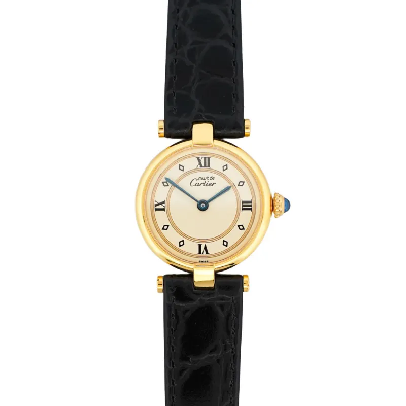 Cartier Must Vendôme - Cadran rond en or - SM sold by 58 Facettes