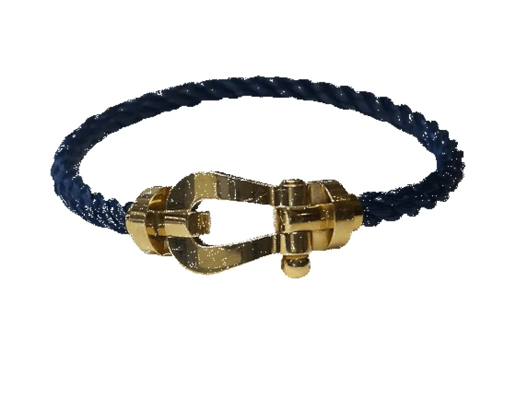 BRACELET FRED FORCE 10 GRAND MODELE OR JAUNE 18K (T.16) sold by 58 Facettes