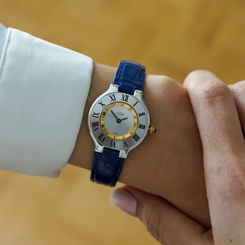 Cartier Must 21 - Cadran argenté - SM sold by 58 Facettes