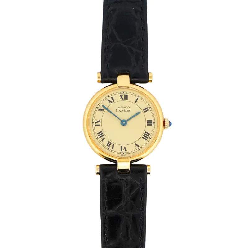 Cartier Must Vendôme - Lemon roman dial - SM sold by 58 Facettes