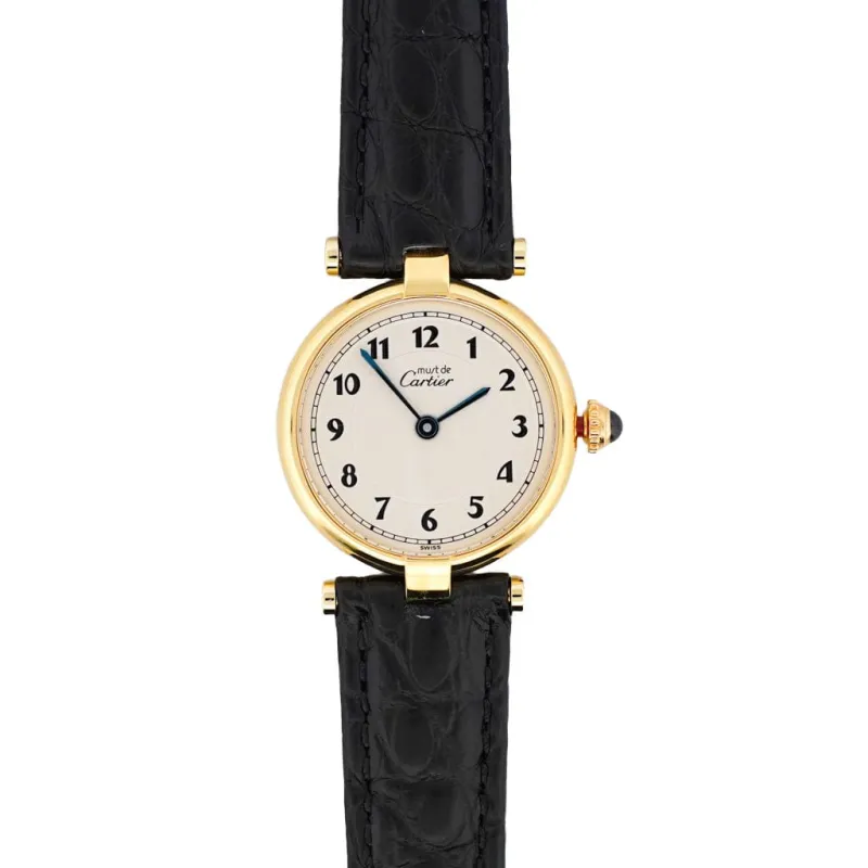 Cartier Must Vendôme - Cadran breguet ivoire - SM sold by 58 Facettes