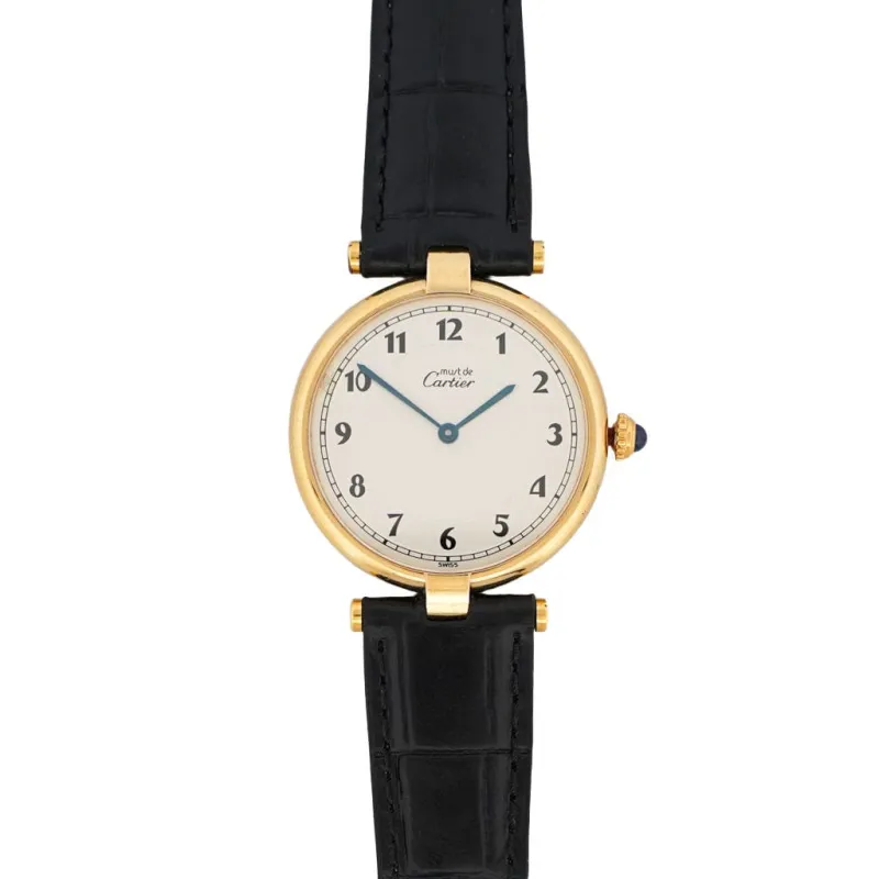 Cartier Must Vendôme - Cadran breguet ivoire - LM sold by 58 Facettes
