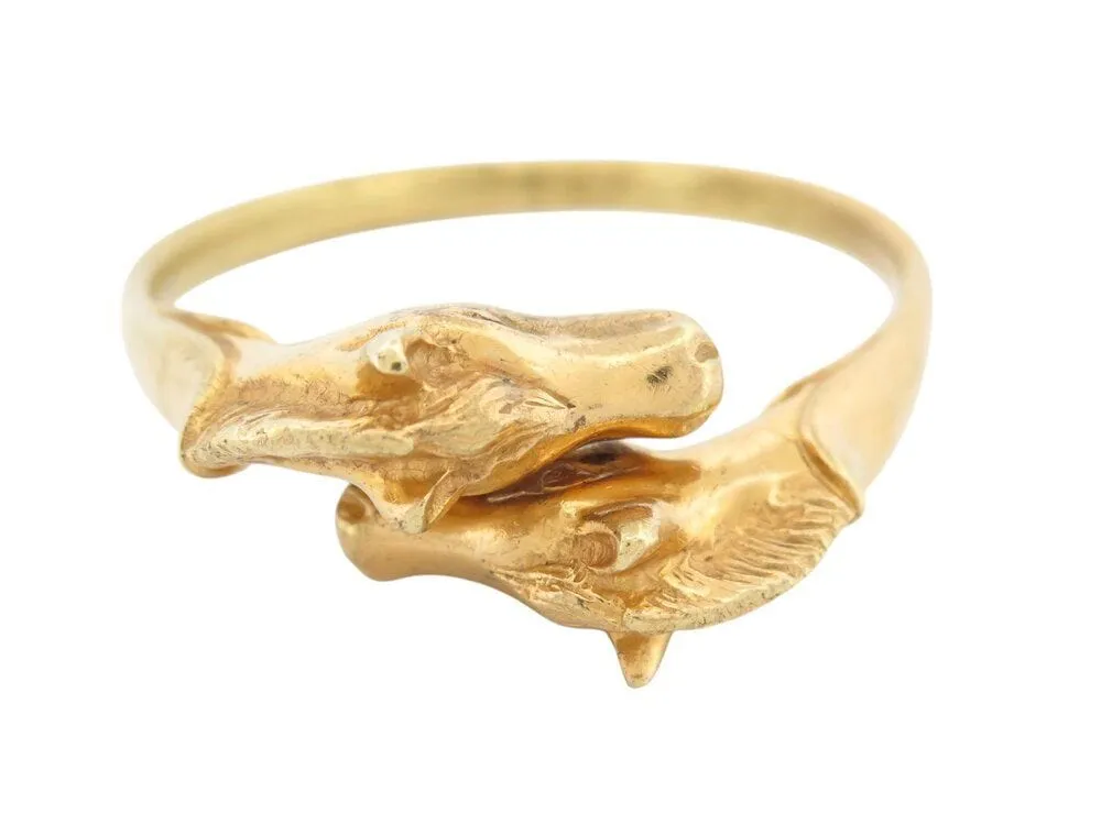 vintage bracelet HERMES galop 2 tetes de chevaux ravinet d'enfert plaque or sold by 58 Facettes product image thumbnail 2