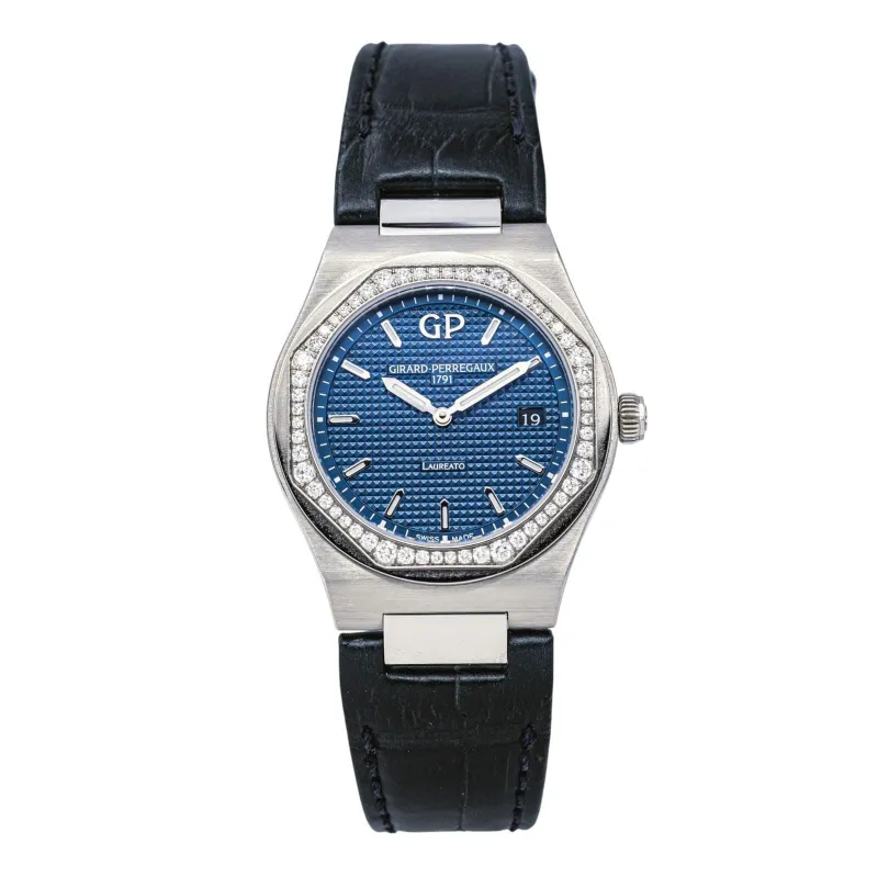 Girard- Perregaux Montre Laureato Acier Diamant sold by 58 Facettes