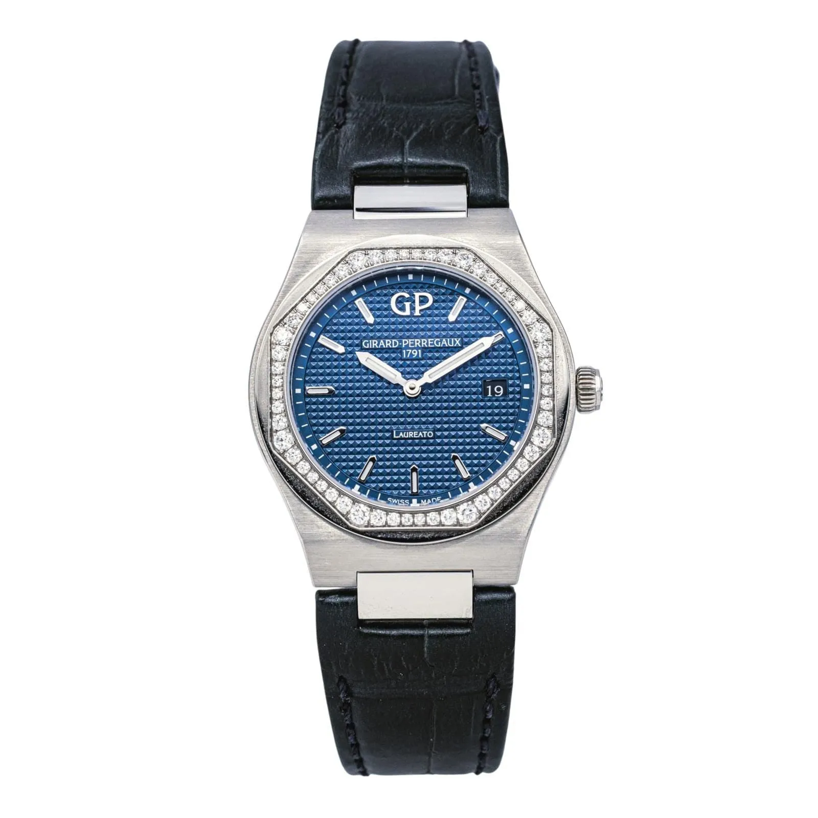 Girard- Perregaux Montre Laureato Acier Diamant sold by 58 Facettes