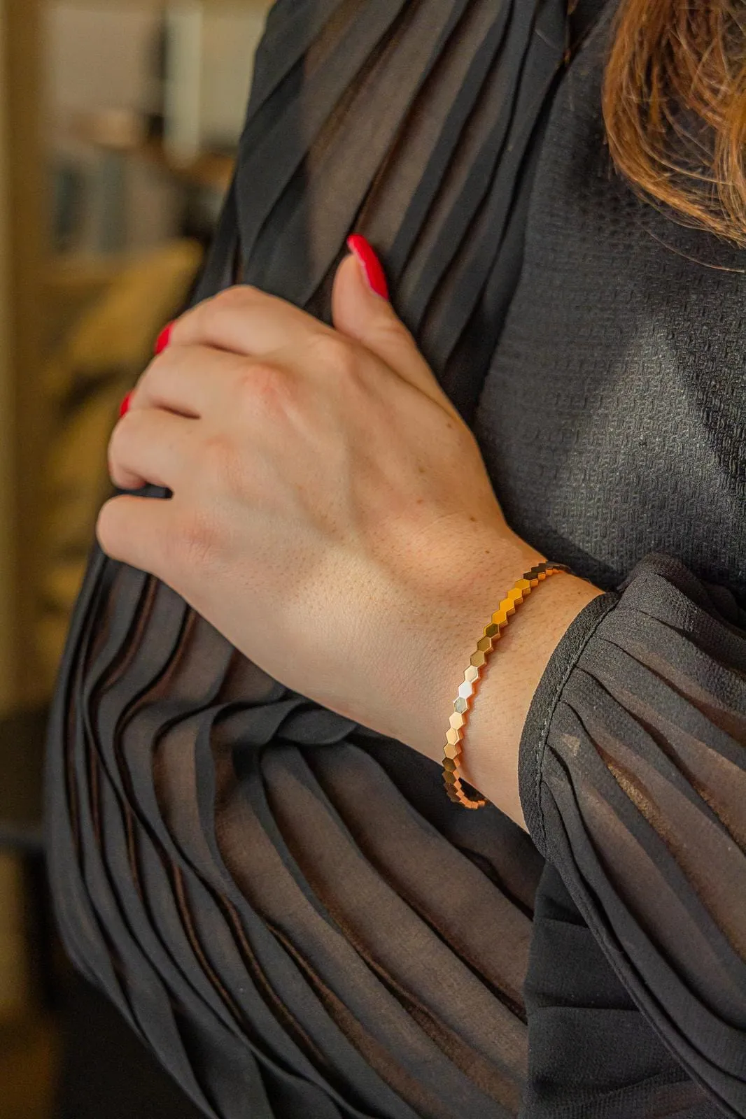 Bracelet Chaumet Jonc Bee my love Or rose sold by 58 Facettes product image thumbnail 2