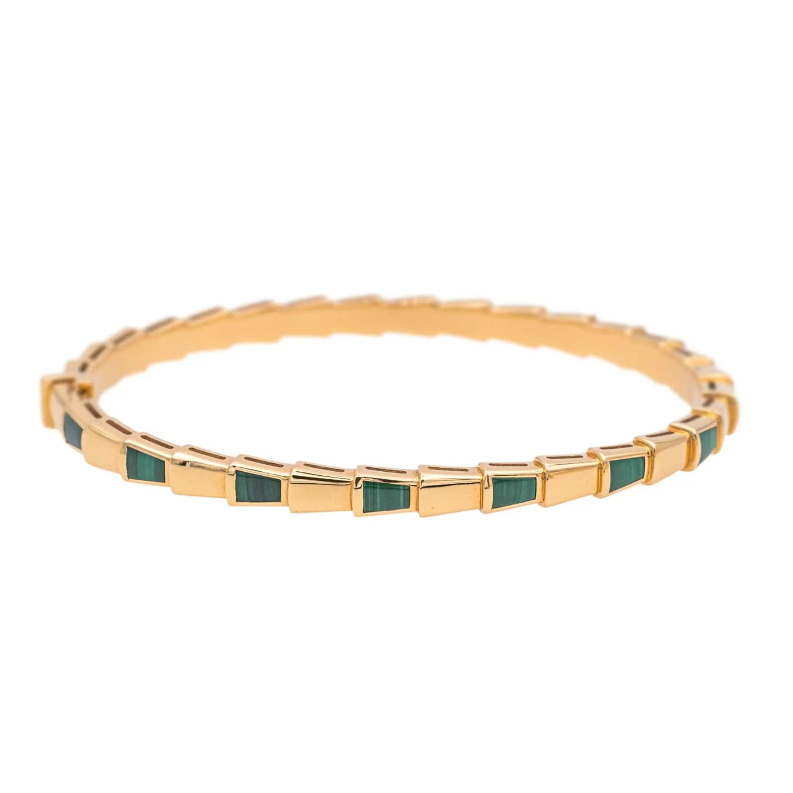 Bulgari Bracelet Serpenti Ou Rose Malachite sold by 58 Facettes product image thumbnail 5