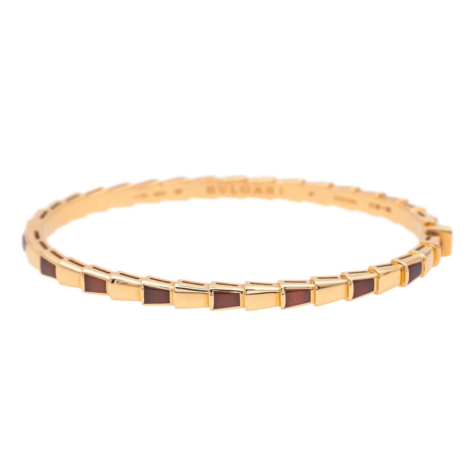 Bulgari Bracelet Serpenti Or rose Cornaline sold by 58 Facettes product image thumbnail 5