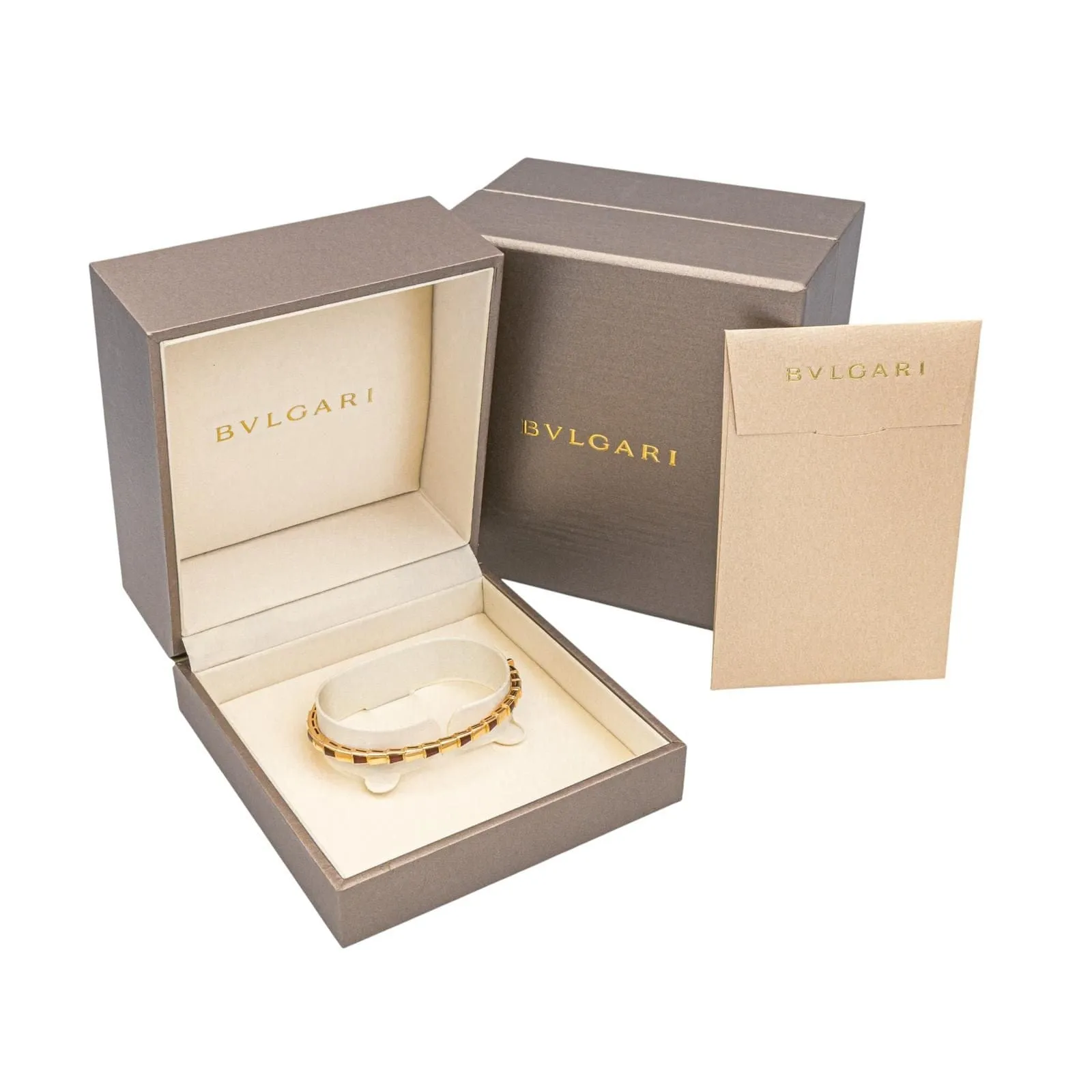 Bulgari Bracelet Serpenti Or rose Cornaline sold by 58 Facettes product image thumbnail 3