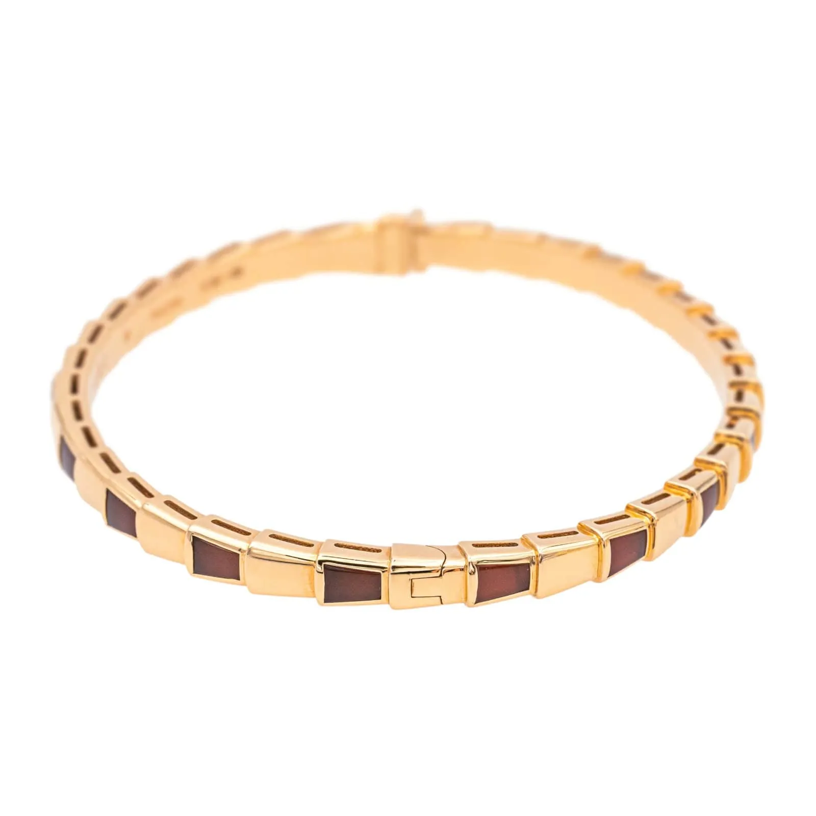 Bulgari Bracelet Serpenti Or rose Cornaline sold by 58 Facettes product image thumbnail 4