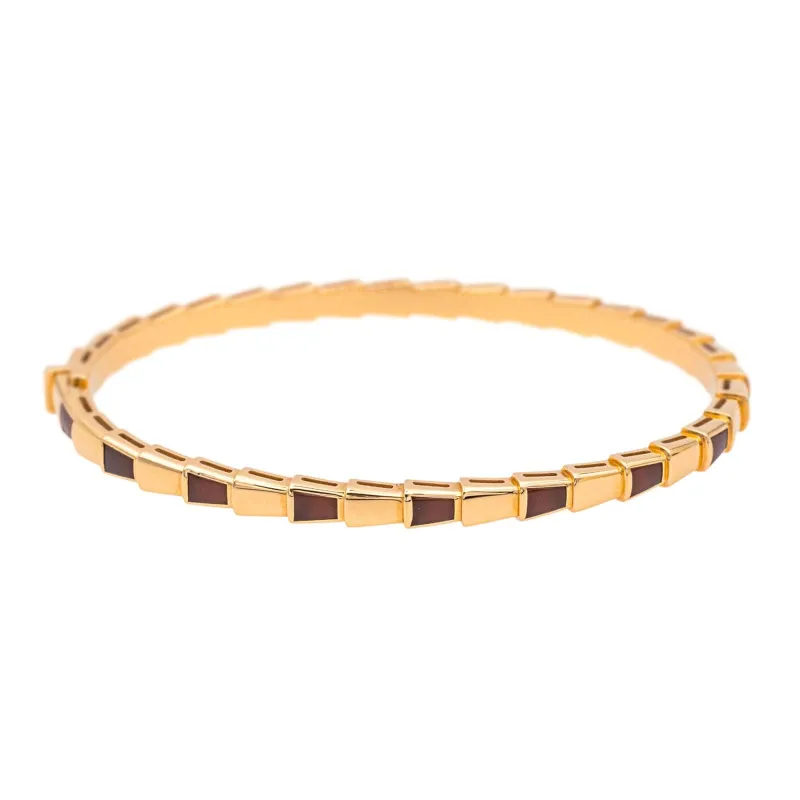 Bulgari Bracelet Serpenti Or rose Cornaline sold by 58 Facettes