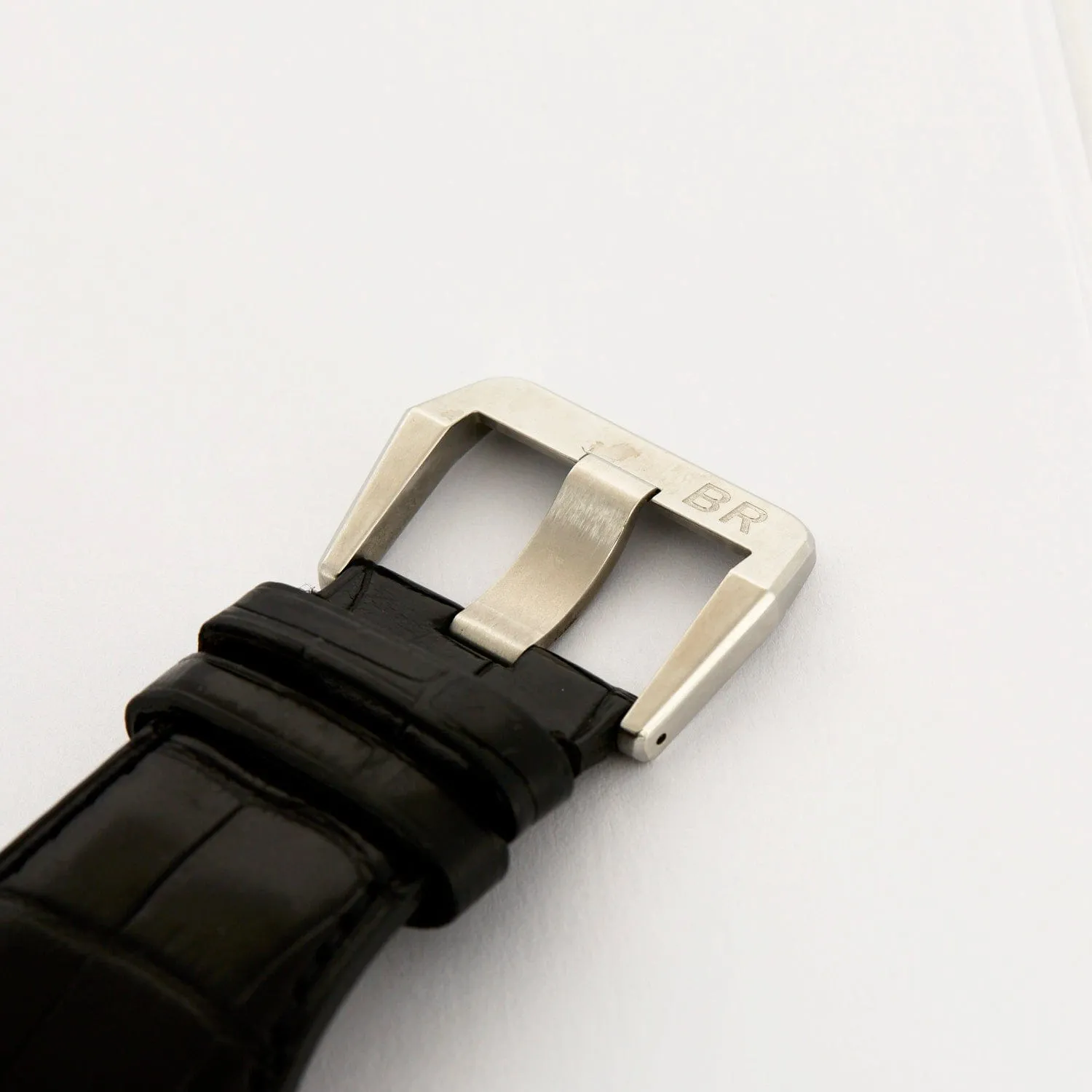 BELL & ROSS - Montre automatique Bell & Ross BR0392 en acier inoxydable et bracelet en cuir. sold by 58 Facettes product image thumbnail 5