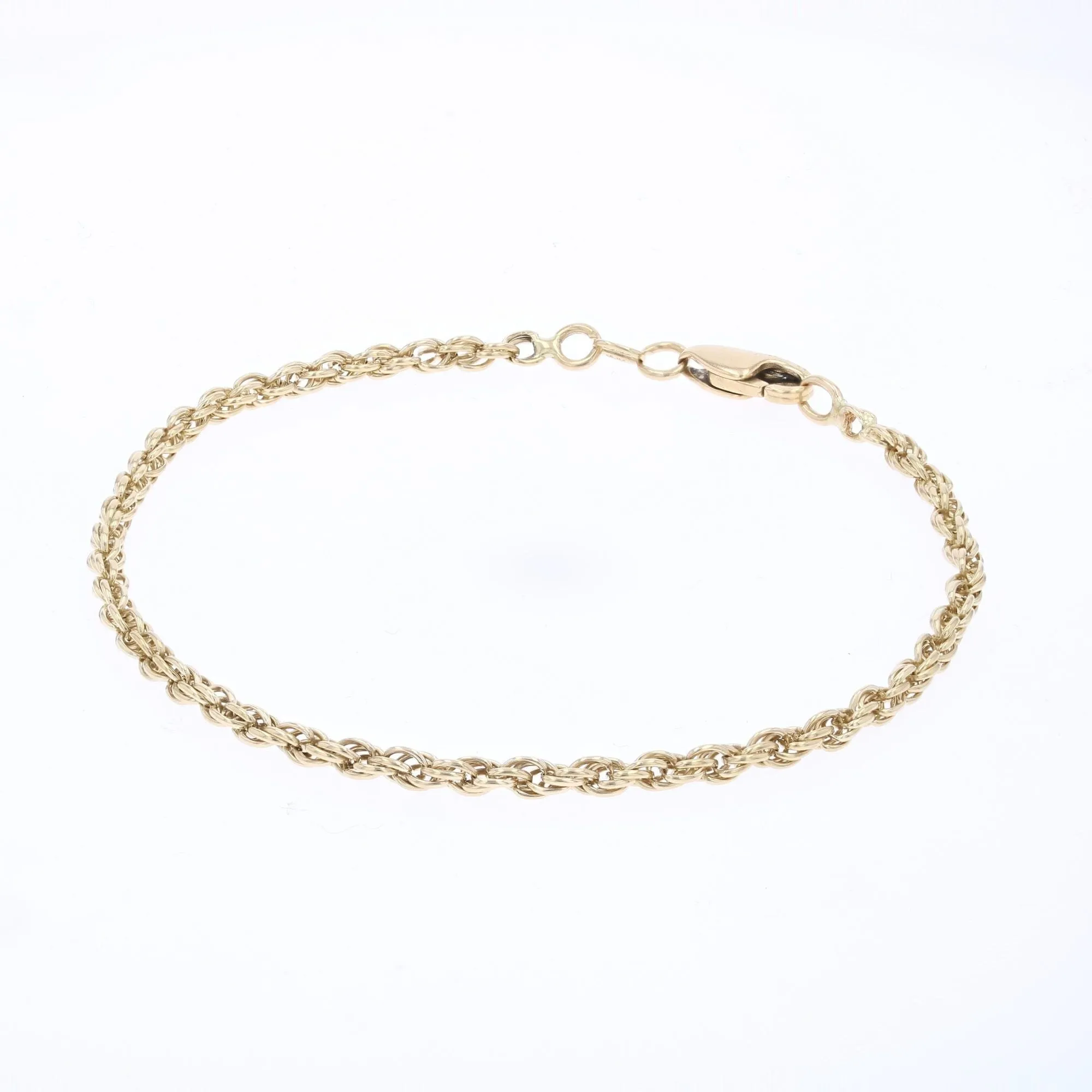 Bracelet or jaune maillons torsadés sold by 58 Facettes product image thumbnail 4