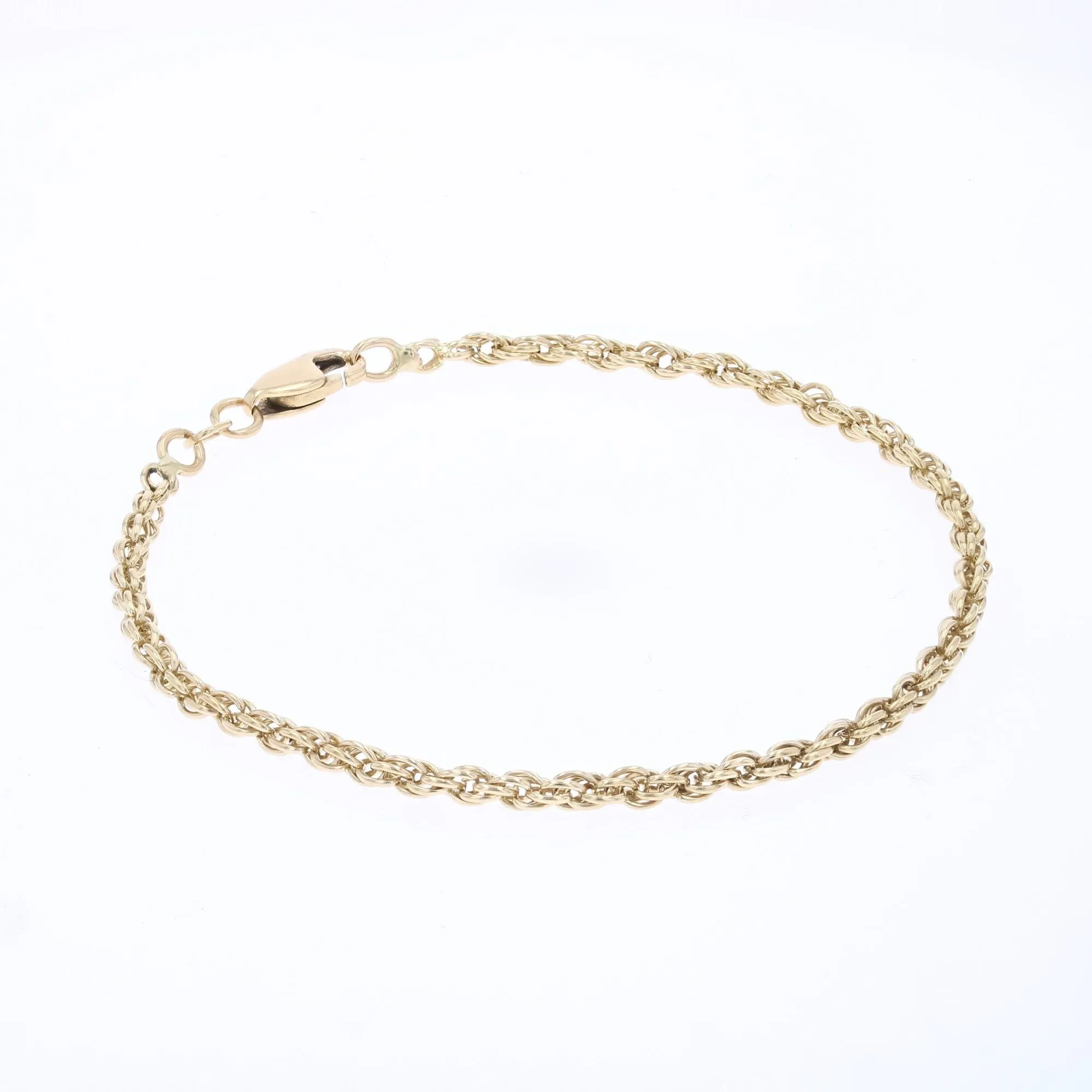 Bracelet or jaune maillons torsadés sold by 58 Facettes product image thumbnail 5