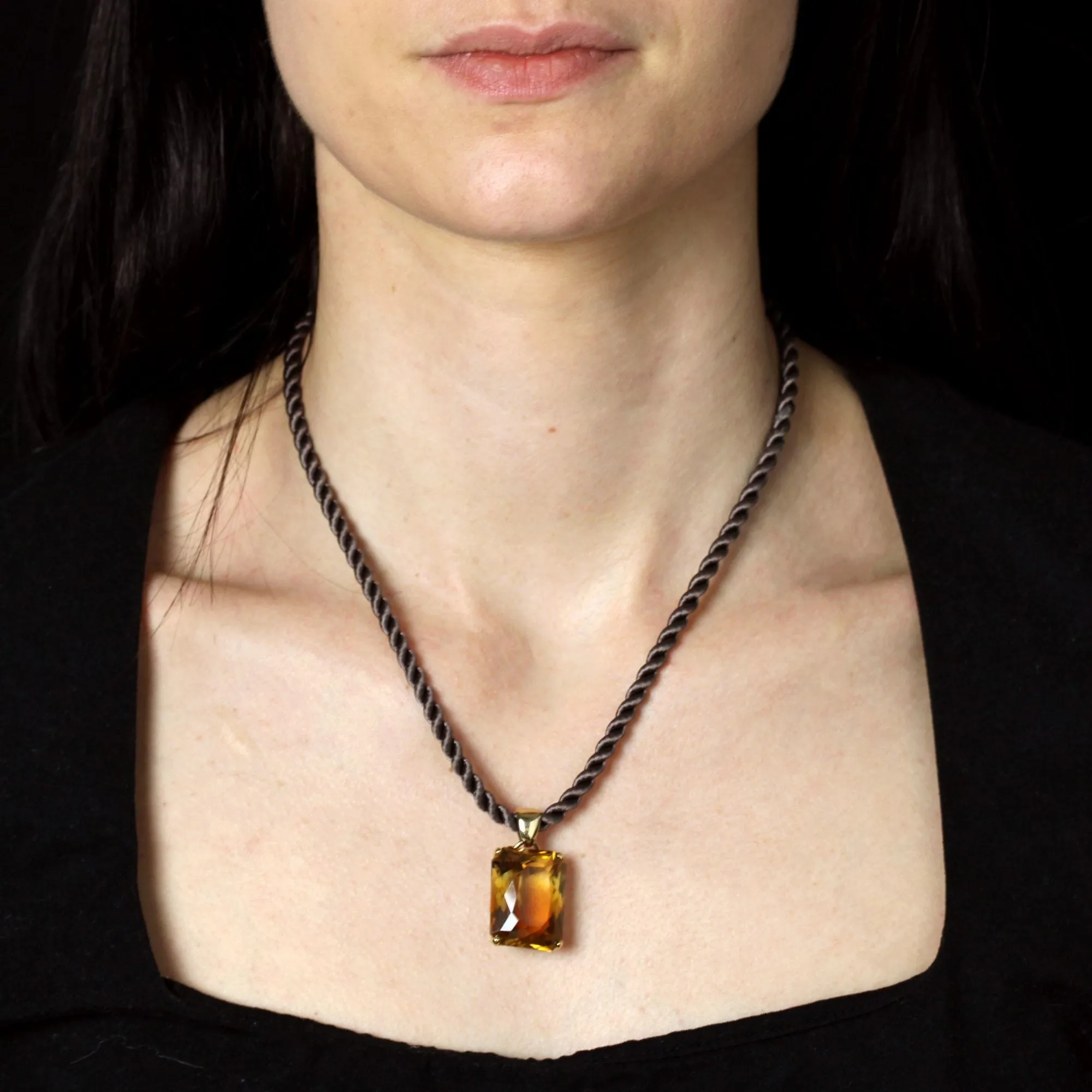 Pendentif vintage citrine sold by 58 Facettes product image thumbnail 2