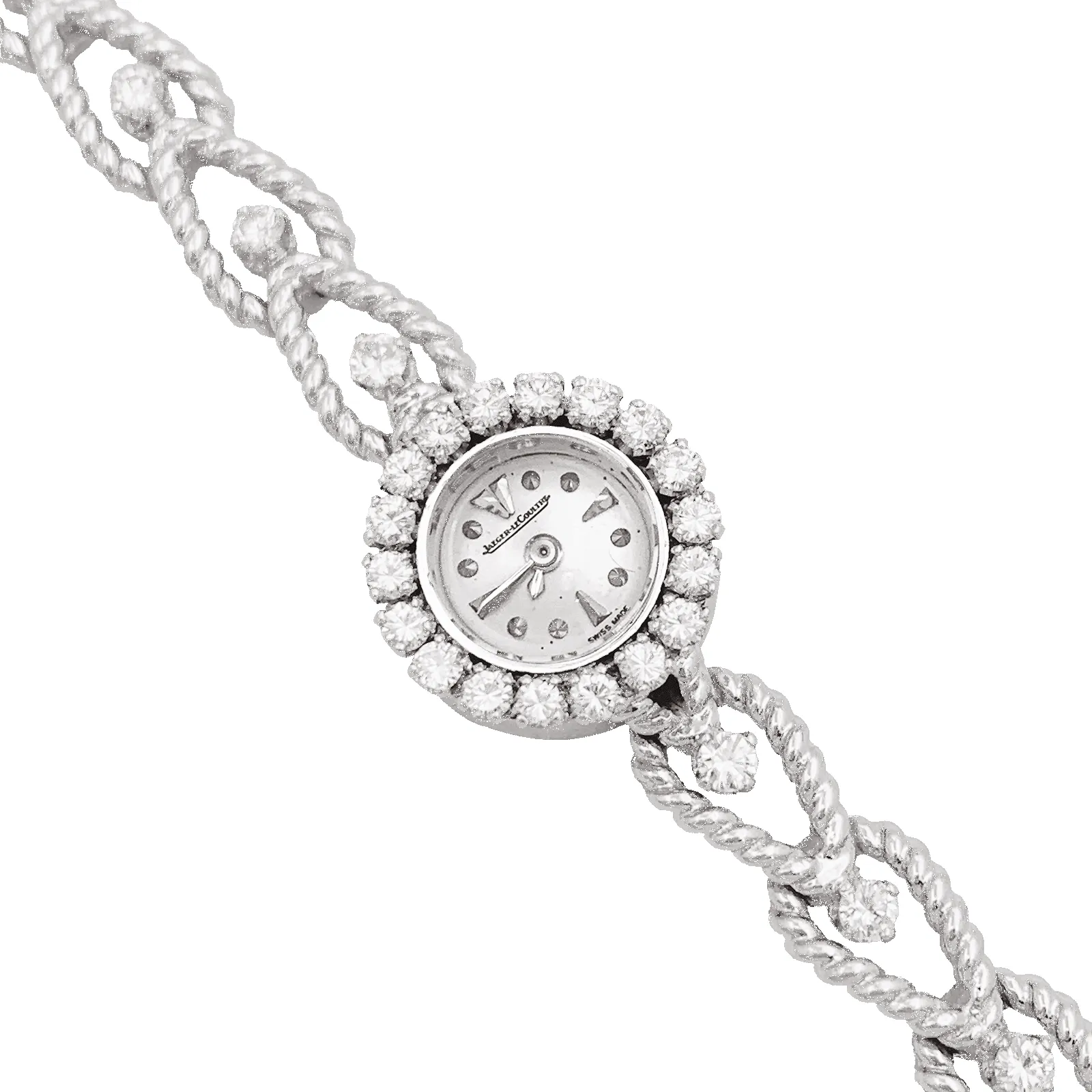Montre Femme Jaeger-Lecoultre, or blanc, diamants. sold by 58 Facettes product image thumbnail 2