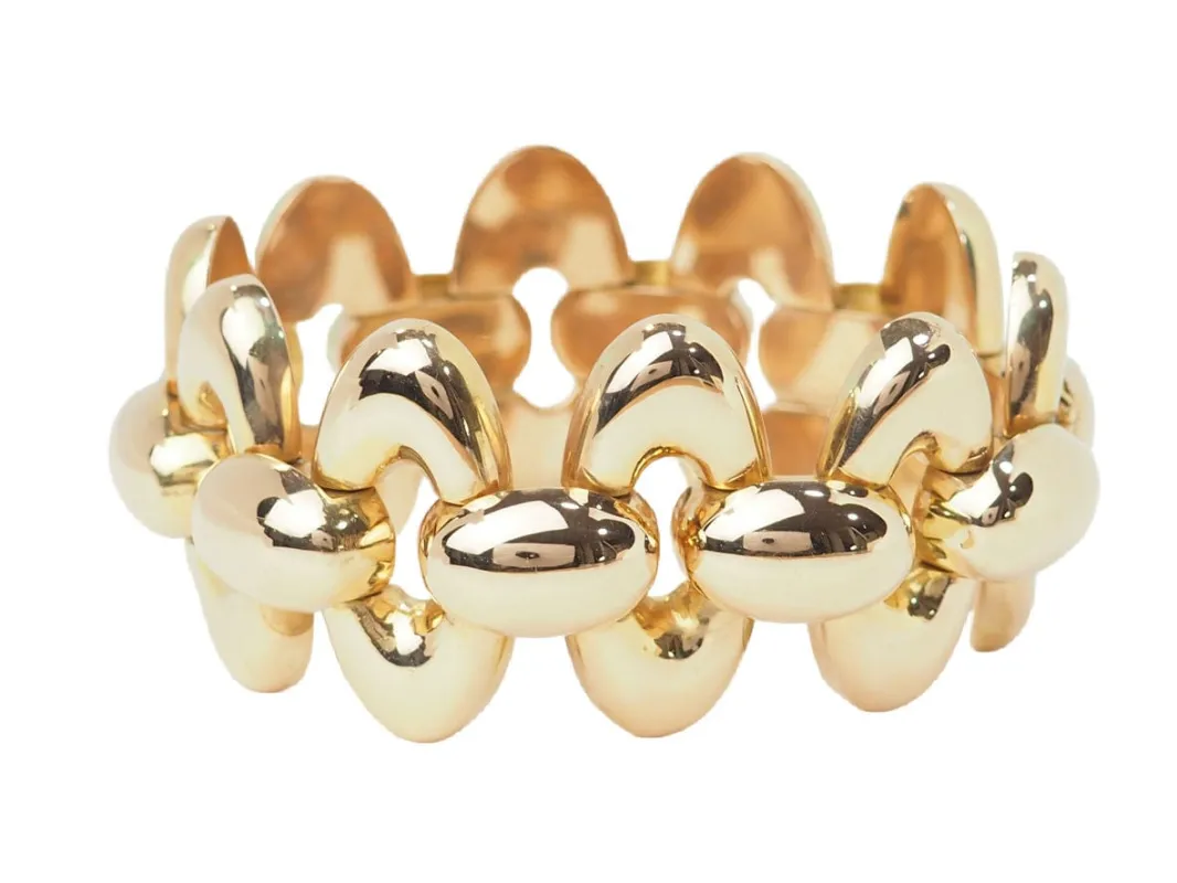 Important Bracelet Tank années 40 en or rose sold by 58 Facettes