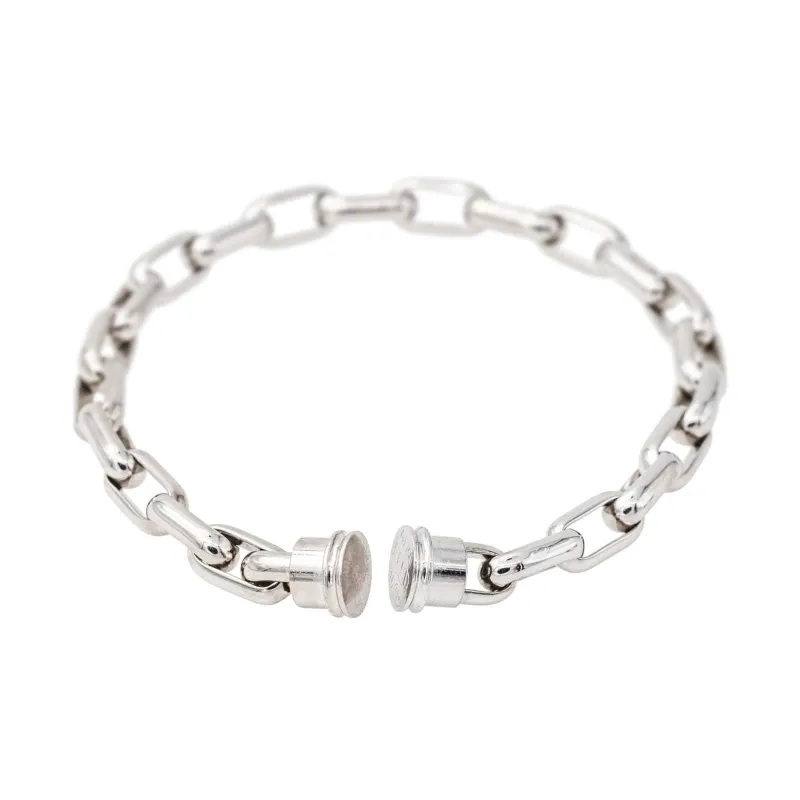 Fred Bracelet Câble Force 10 Or blanc sold by 58 Facettes