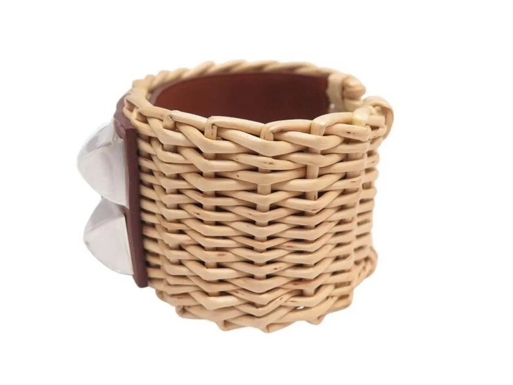 bracelet HERMES collier de chein medor picnic osier 18cm boite sold by 58 Facettes product image thumbnail 2