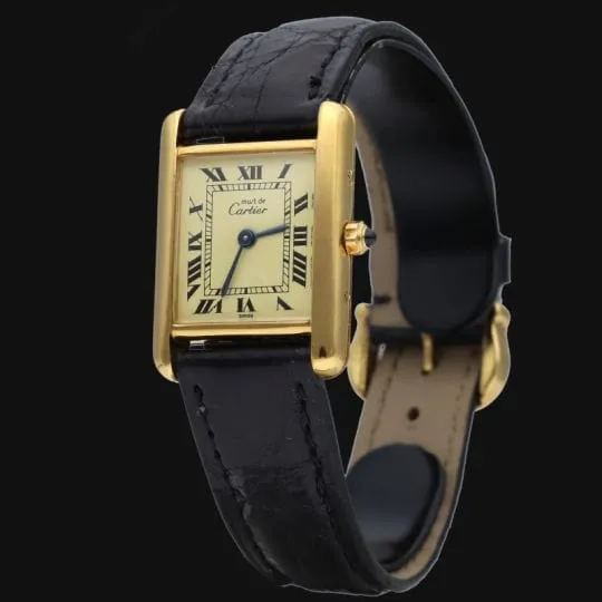 Cartier Montre Tank Vermeil sold by 58 Facettes product image thumbnail 2