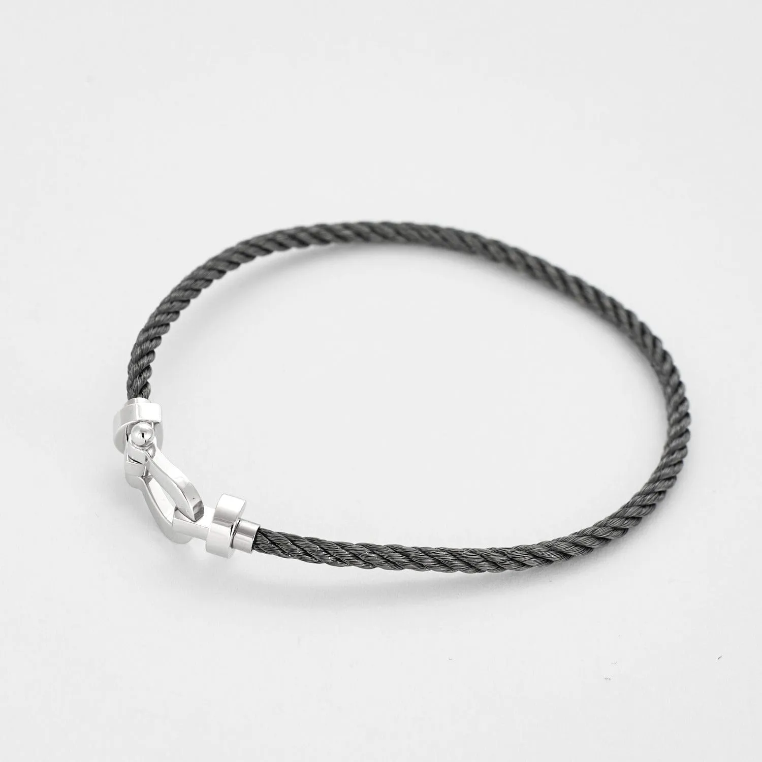 FRED - Bracelet « Force 10 » moyen modèle en or gris sold by 58 Facettes product image thumbnail 4