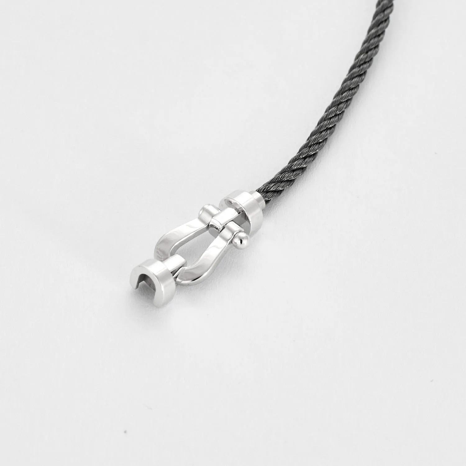 FRED - Bracelet « Force 10 » moyen modèle en or gris sold by 58 Facettes product image thumbnail 5