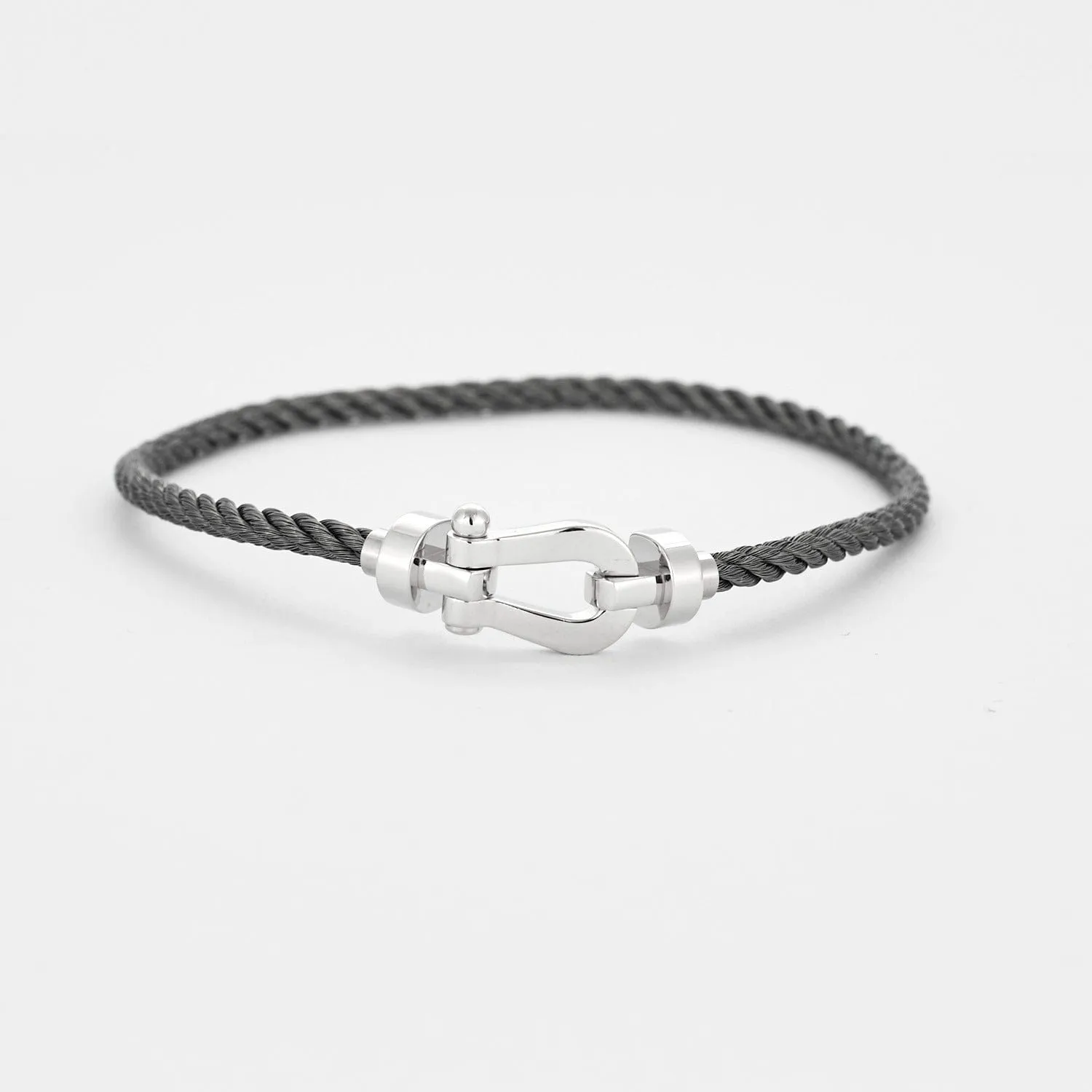 FRED - Bracelet « Force 10 » moyen modèle en or gris sold by 58 Facettes