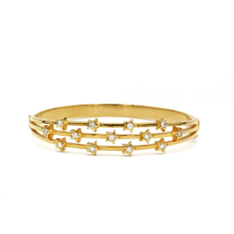 Bracelet rigide - Or & Diamants sold by 58 Facettes