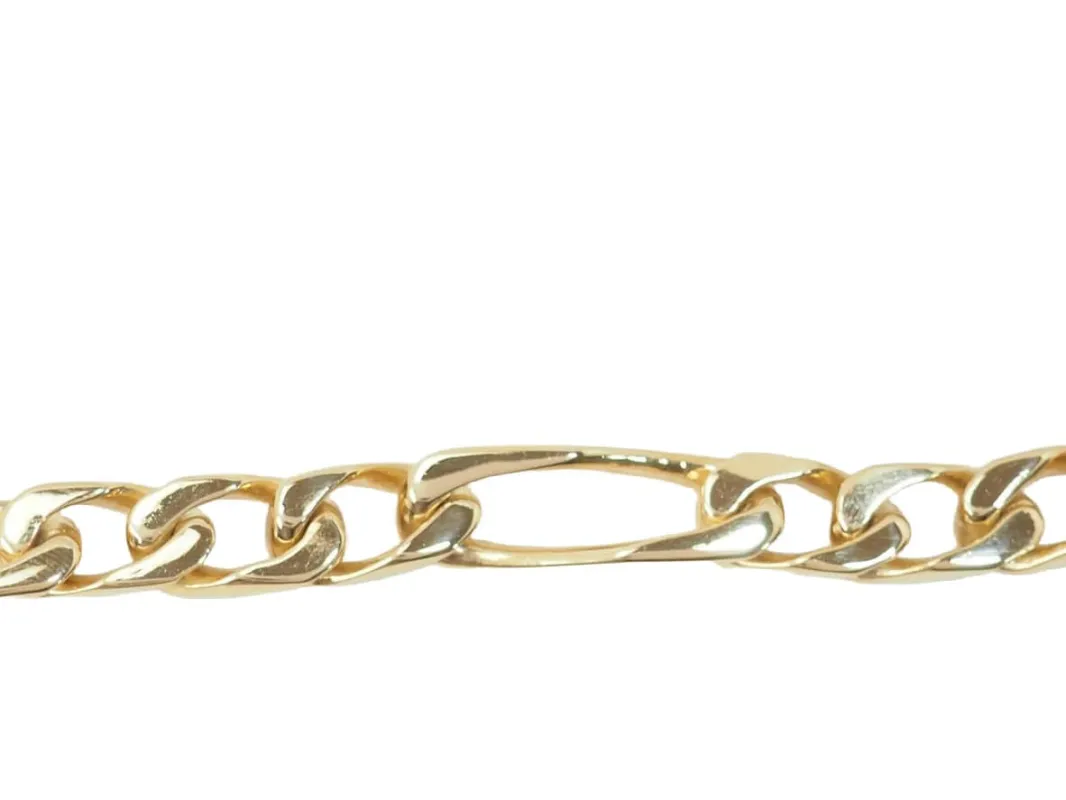 Bracelet vintage chaine maille figaro alternée 1/3 sold by 58 Facettes