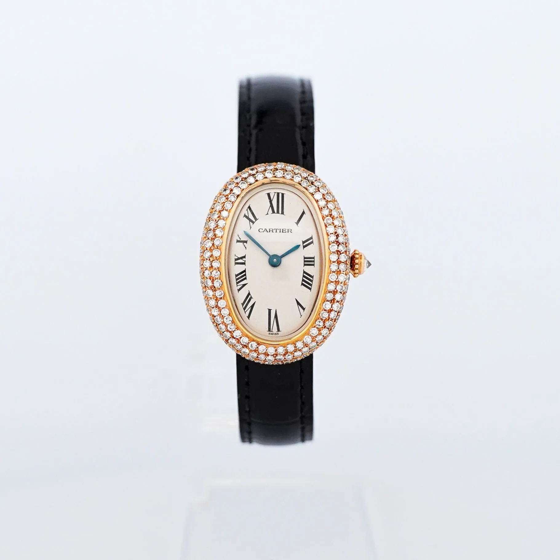 Cartier Baignoire Diamond - Ivory roman dial sold by 58 Facettes product image thumbnail 4