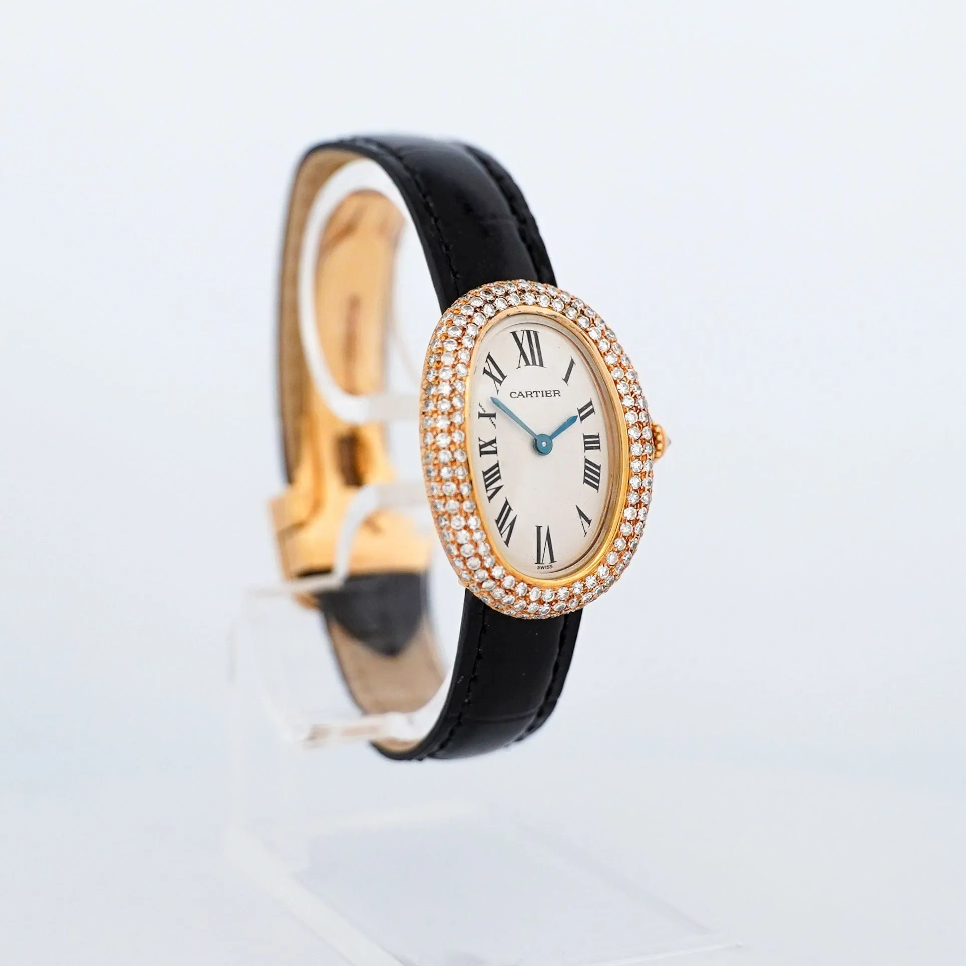 Cartier Baignoire Diamond - Ivory roman dial sold by 58 Facettes product image thumbnail 5