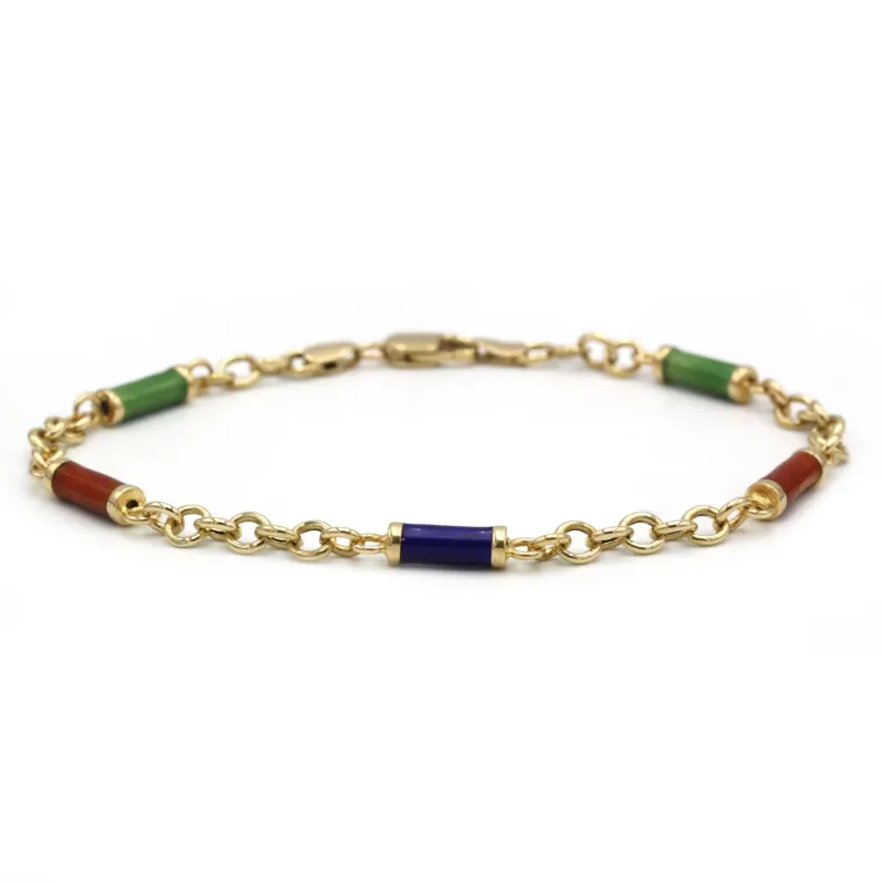 Bracelet - Or et émail sold by 58 Facettes