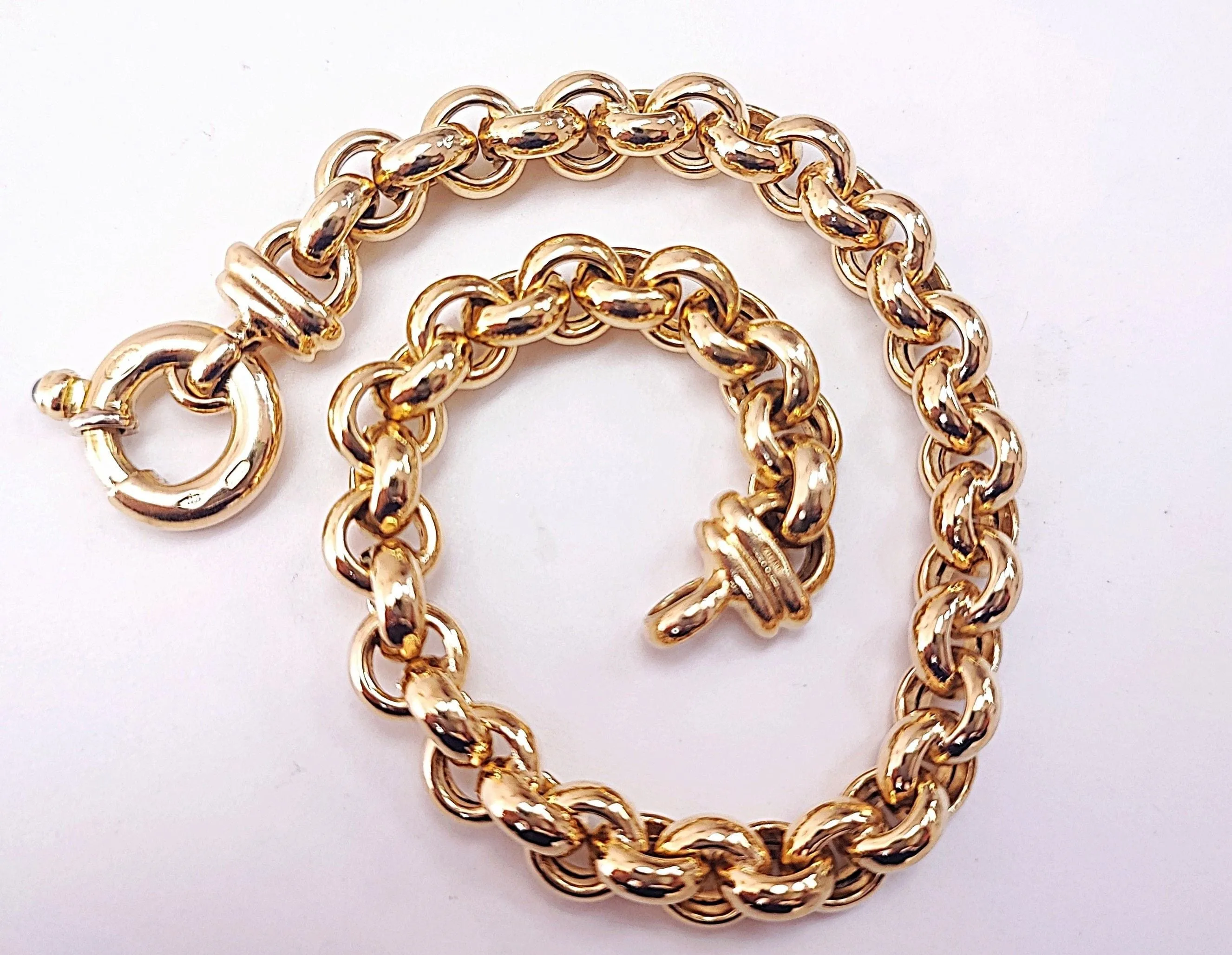 Bracelet jaseron or jaune 18 carats sold by 58 Facettes product image thumbnail 3