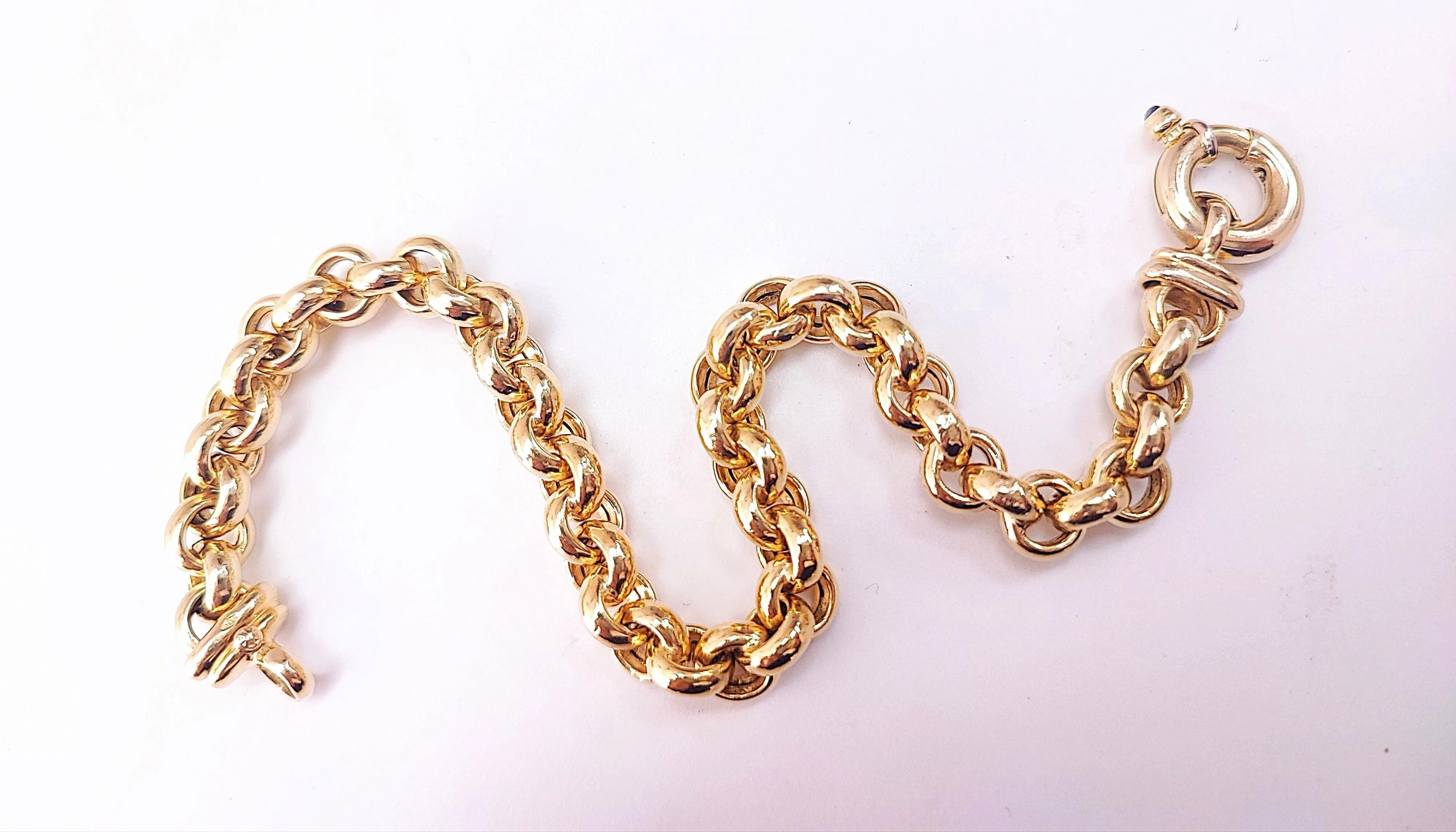 Bracelet jaseron or jaune 18 carats sold by 58 Facettes product image thumbnail 4