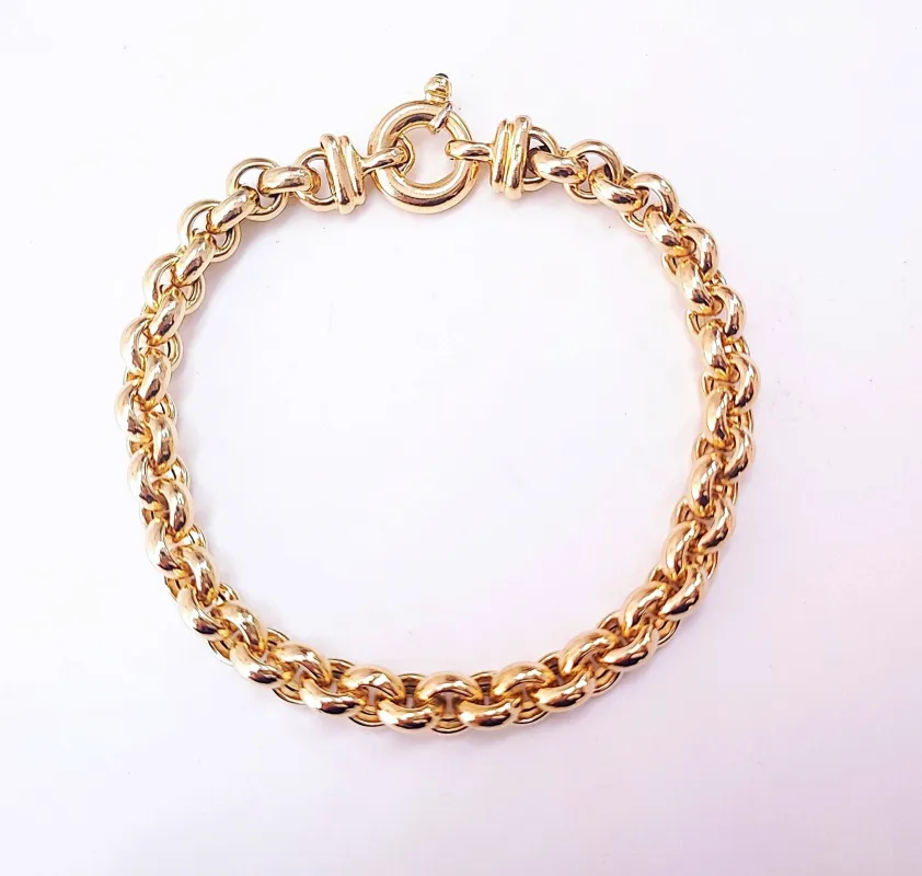 Bracelet jaseron or jaune 18 carats sold by 58 Facettes