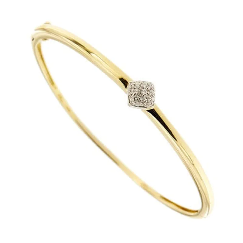 Bracelet rigide avec diamants sold by 58 Facettes