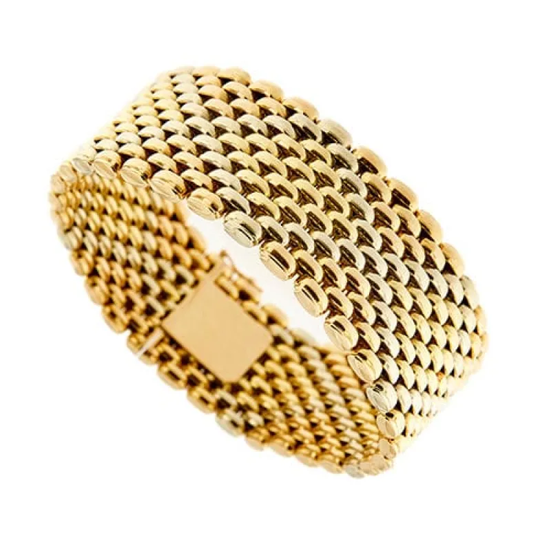 Bracelet vintage trois ors sold by 58 Facettes