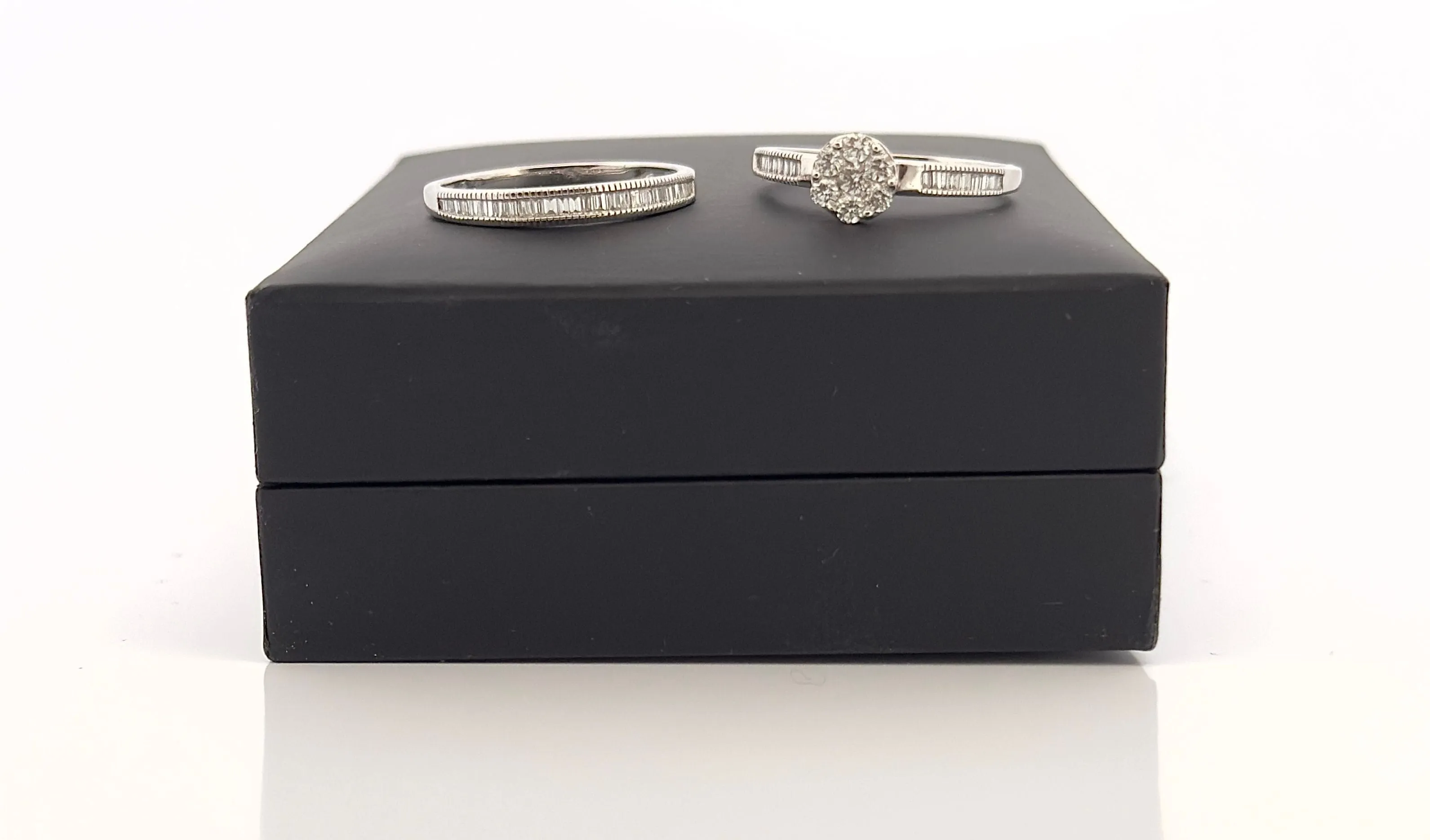 Bague de fiançailles + alliance en or et diamants sold by 58 Facettes product image thumbnail 4