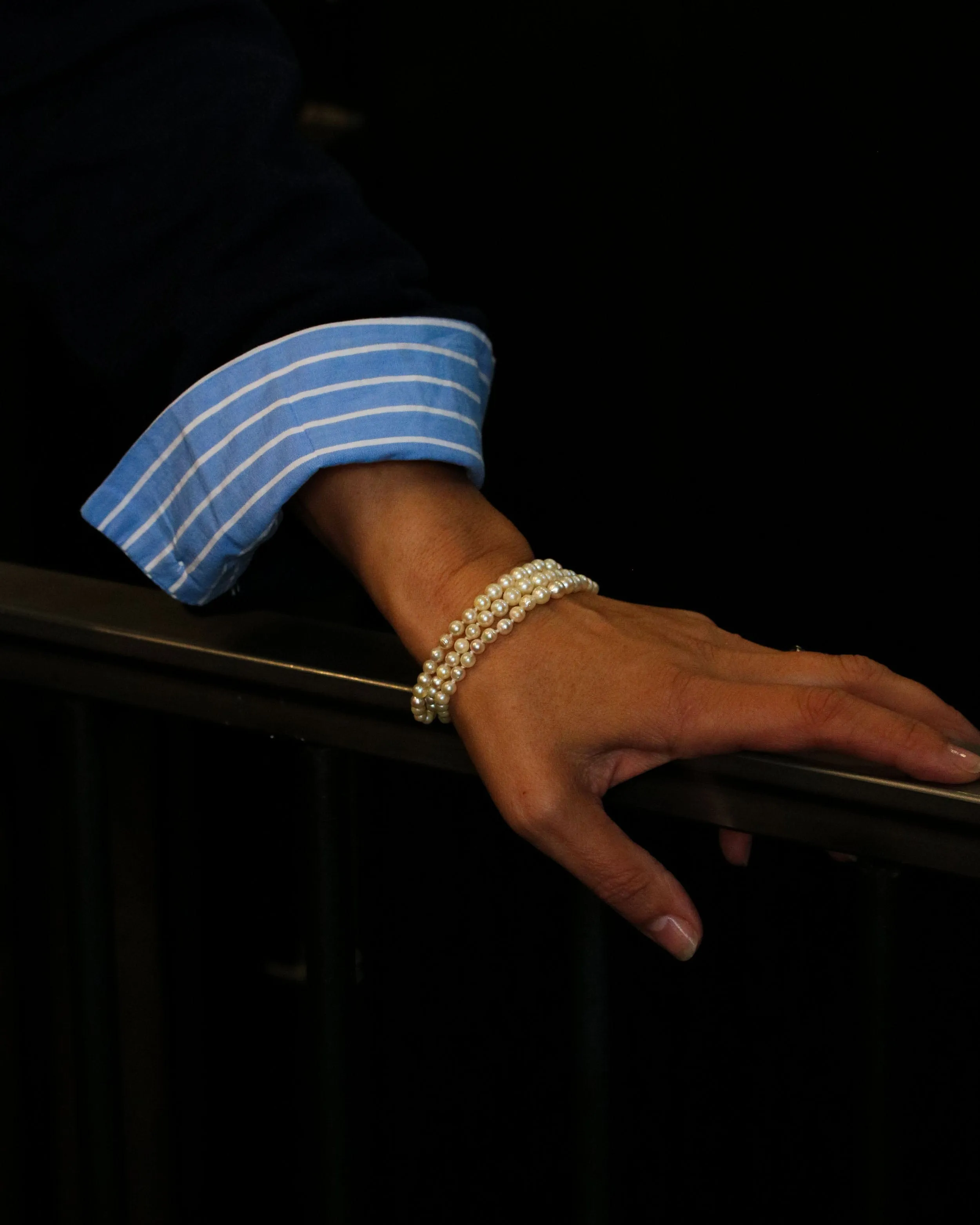 Bracelet Perles de Culture 3 rangs sold by 58 Facettes product image thumbnail 5