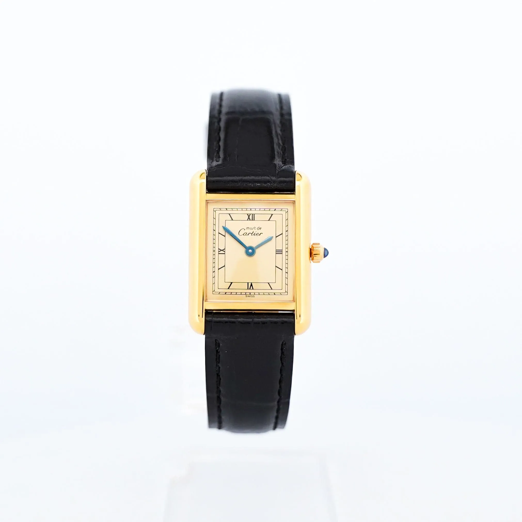 Cartier Tank Must - Cadran chemin de fer champagne - Ensemble complet sold by 58 Facettes product image thumbnail 4
