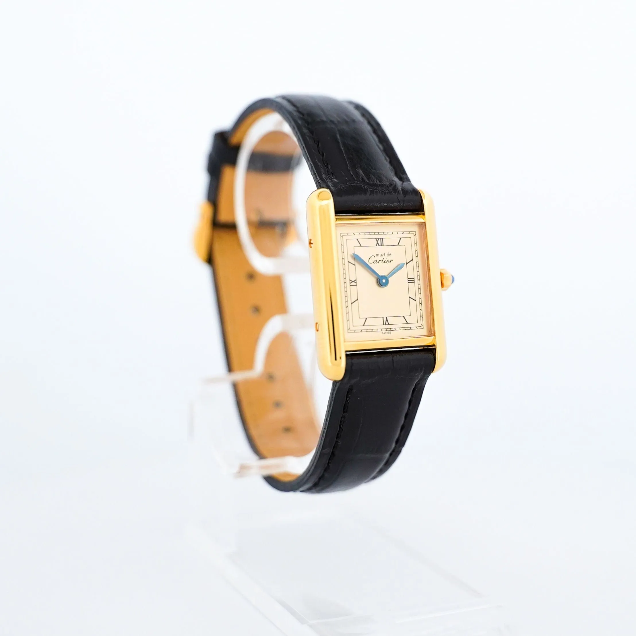 Cartier Tank Must - Cadran chemin de fer champagne - Ensemble complet sold by 58 Facettes product image thumbnail 5