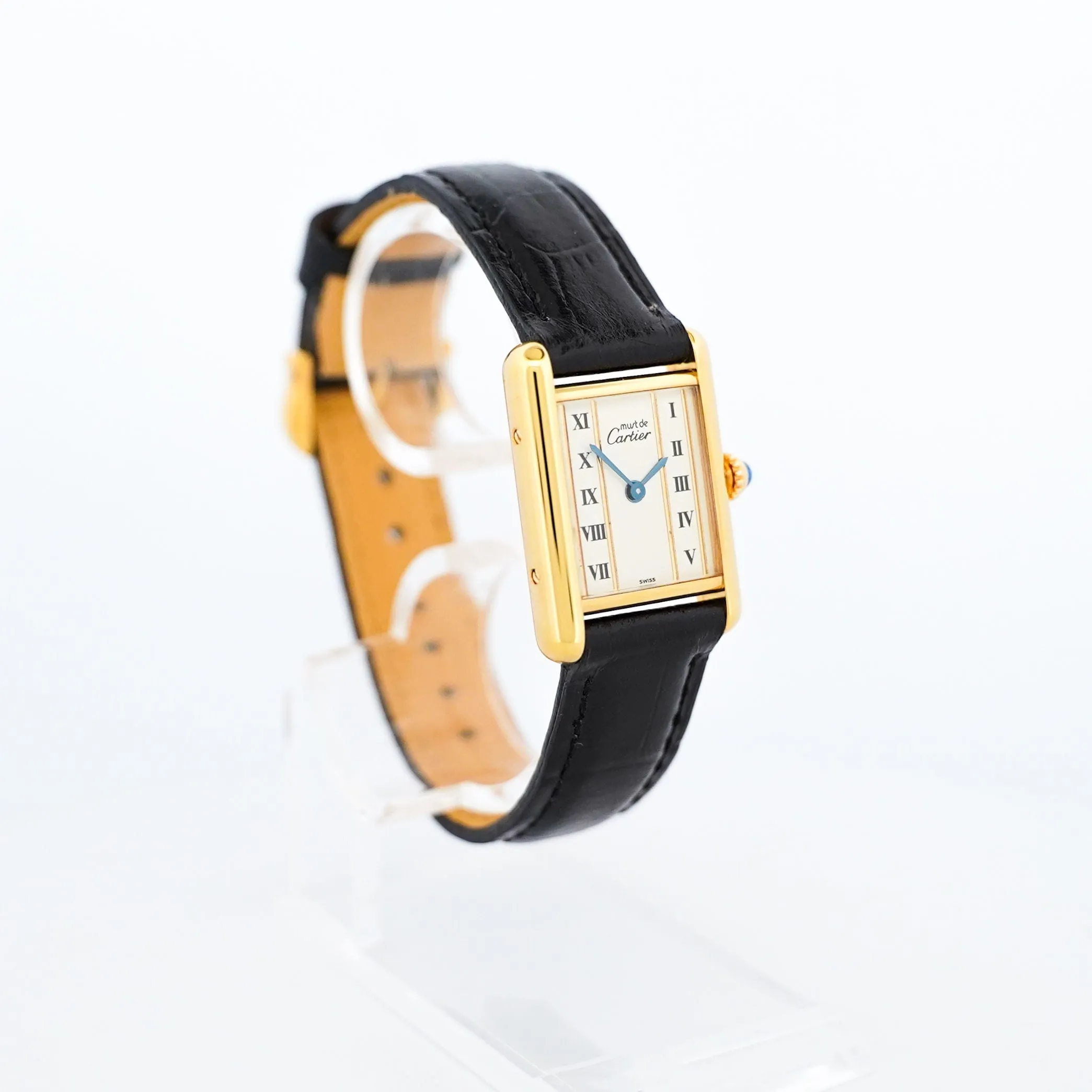 Cartier - Montre Tank Must - Cadran colonne ivoire - SM sold by 58 Facettes product image thumbnail 4