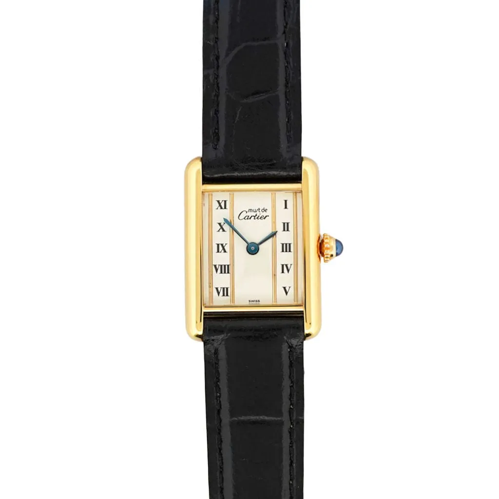 Cartier - Montre Tank Must - Cadran colonne ivoire - SM sold by 58 Facettes