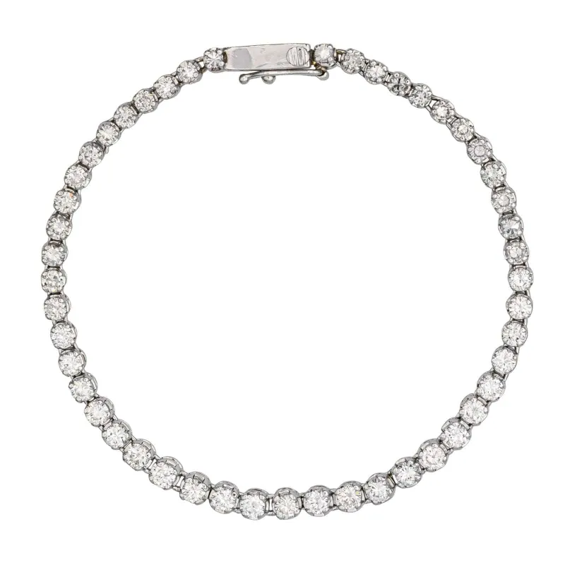 Bracelet Rivière Or blanc Diamant sold by 58 Facettes