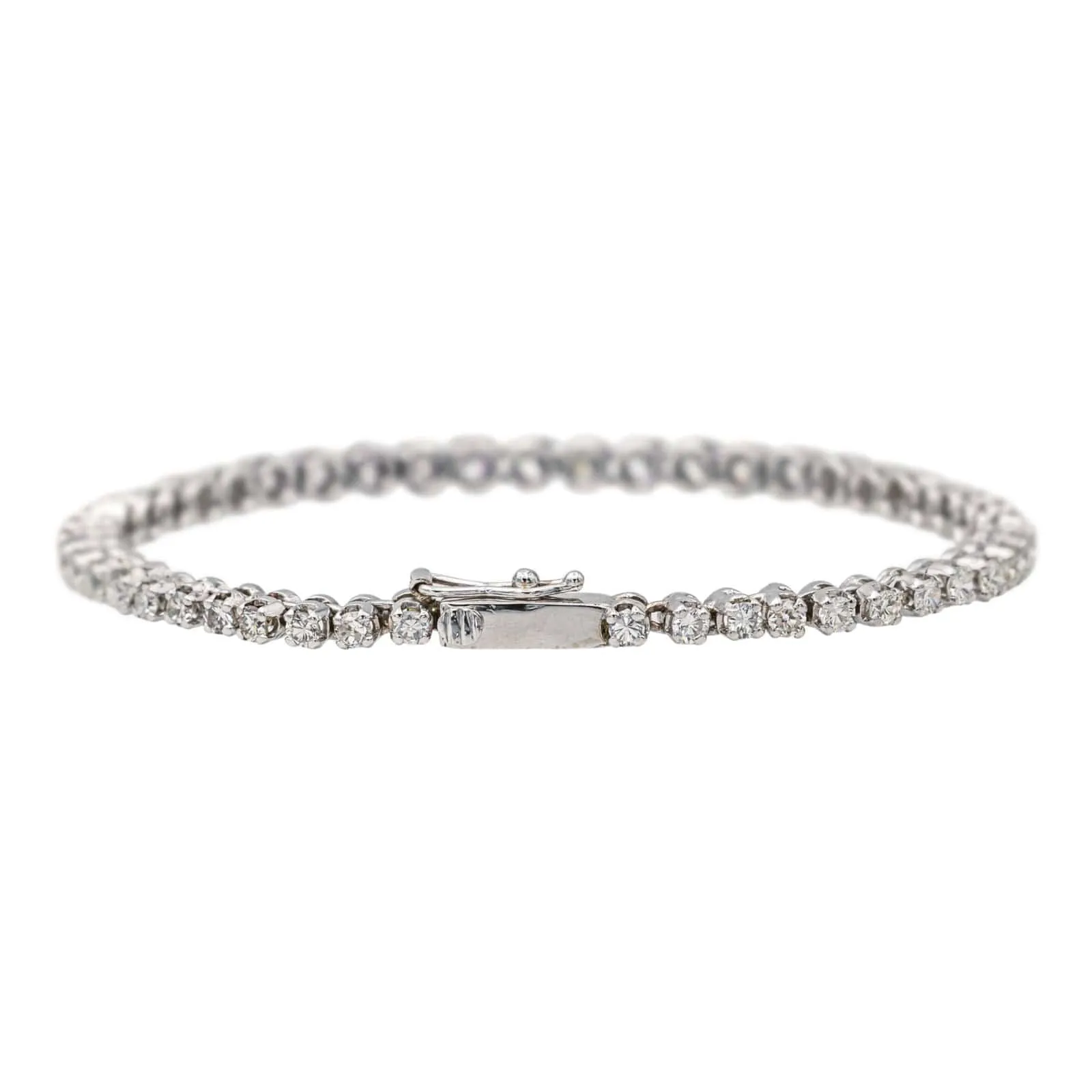 Bracelet Rivière Or blanc Diamant sold by 58 Facettes product image thumbnail 5