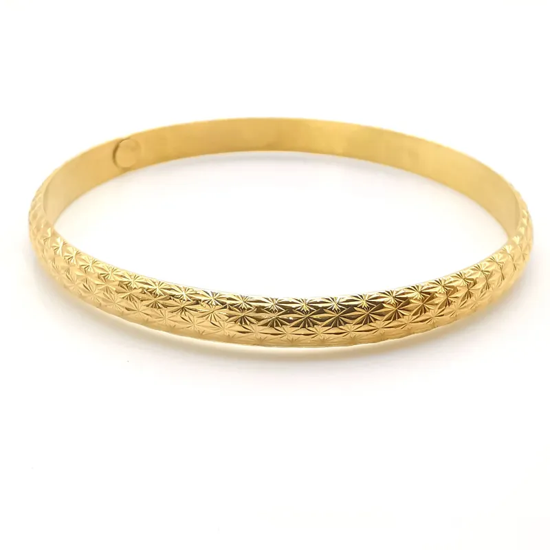 Bracelet rigide ou jaune sold by 58 Facettes