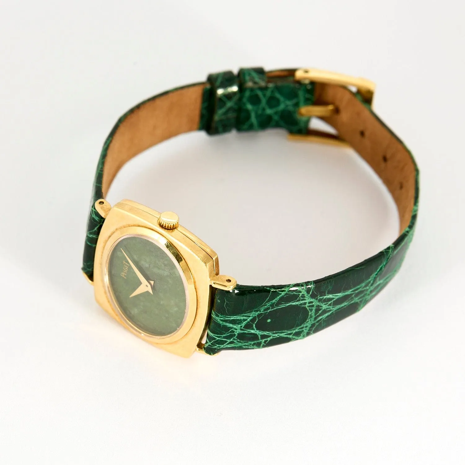 PIAGET - Extraplate Jade - Montre en or jaune et jade sold by 58 Facettes product image thumbnail 4