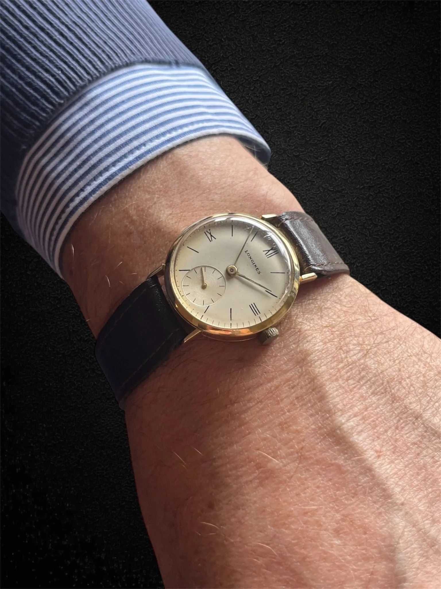 LONGINES – Montre-bracelet vintage en or jaune sold by 58 Facettes product image thumbnail 2